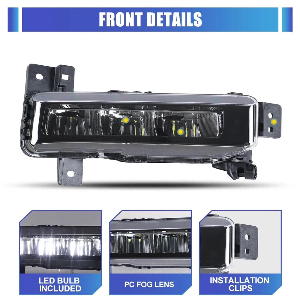 BMW G20 G21 F44 2019-2022용 플러그 앤 플레이 LED 안개등 DRL 주간 주행등 자동차 액세서리 63177433787/8