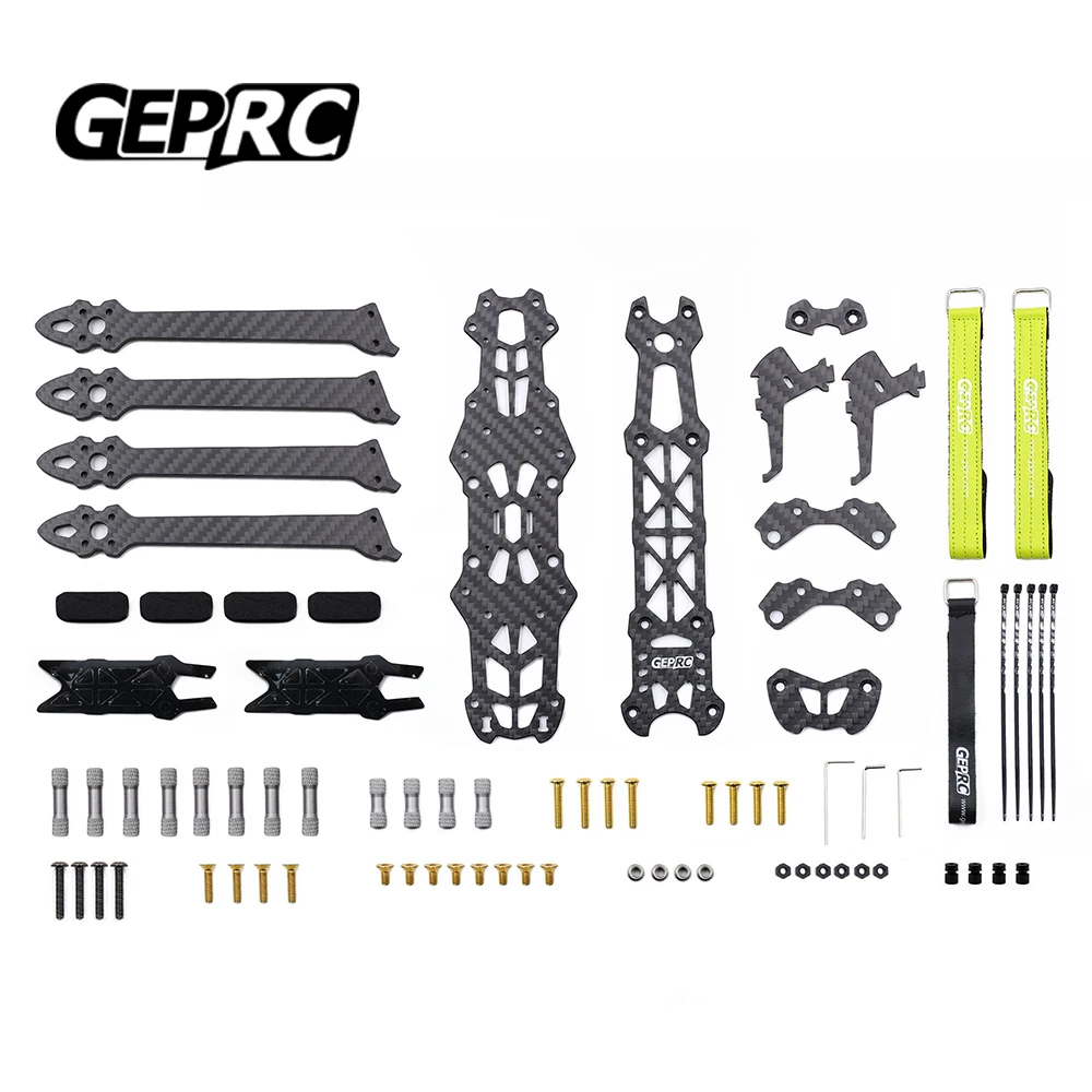 Запчасти для ремонта рамы GEPRC GEP-Mark4 HD5 HD7, рычаг из углеродного волокна/нижний 5/7 дюймов для радиоуправляемого FPV квадрокоптера и дрона в свободном стиле