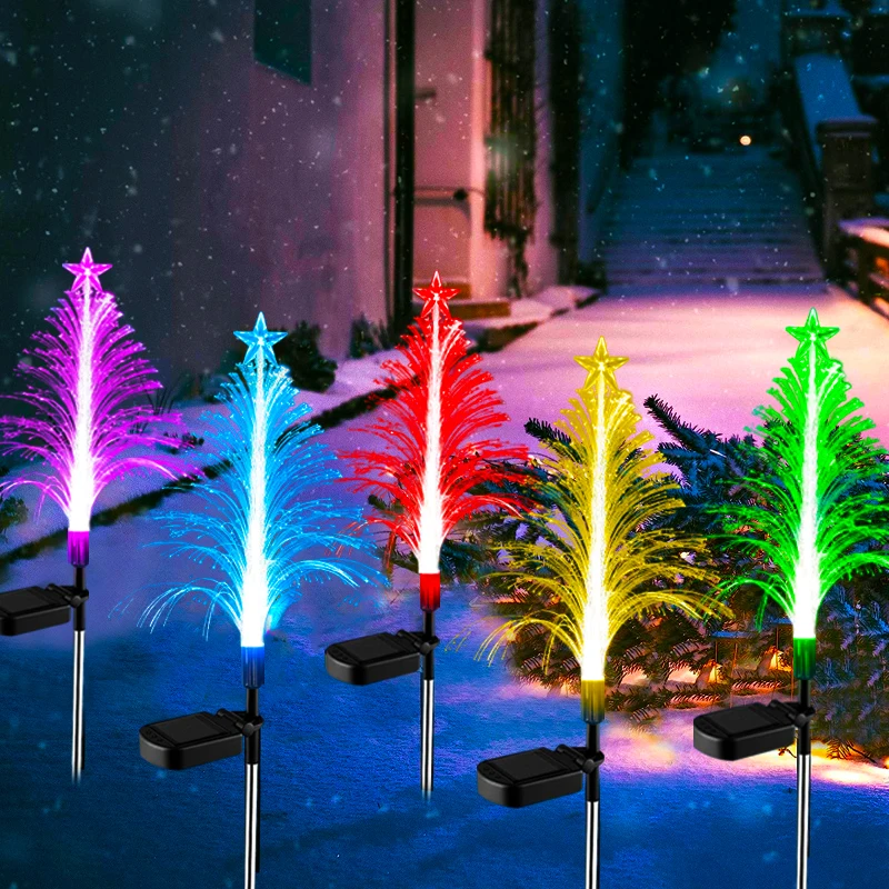 Solar Lights Solar Christmas Pathway Lights LED Outdoor Waterproof Xmas Decor Yard Garden Patio Lawn Stake Lights