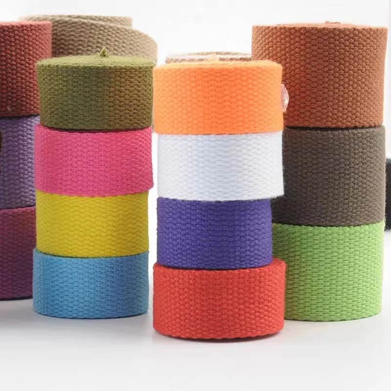 Canvas Webbing Belt 38mm 5meters Canvas Webbing DIY BackPack Strap Sewing Bag Belt Dog Accessories