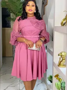 2019 new fashion style elegent african women plus size dress african dresses  for women L-4XL