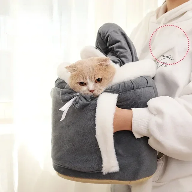 Outdoor Travel Chihuahua Puppy Dog Carrier Bacpack Winter Warm Pet Carrying Bags for Small Dogs Yorkshire Cat Nest mascotas Home 6