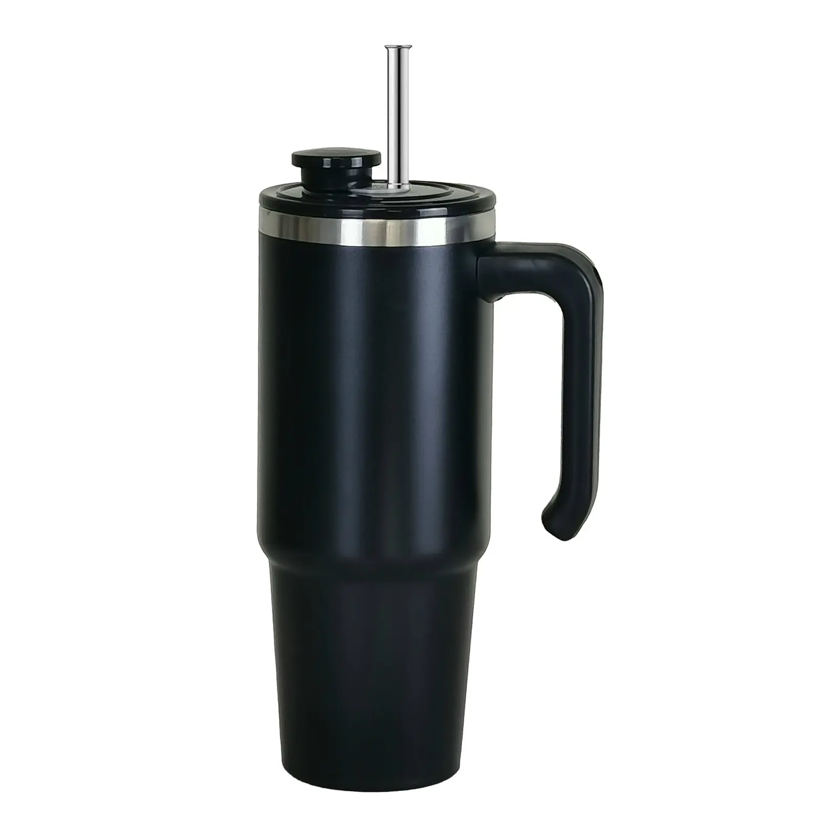 

KEHSAW Modern 40 oz The latest large-capacity stainless steel car cup ice bar cup automatic telescopic straw cup beer cup therma