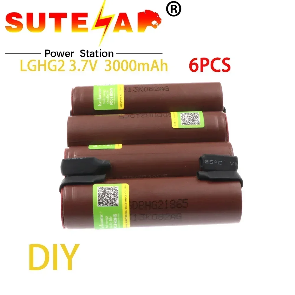 

100%Original for LG Hg2 18650 3000 mAh electronic cigarette high discharge rechargeable battery, 30A high current + DIY nickel