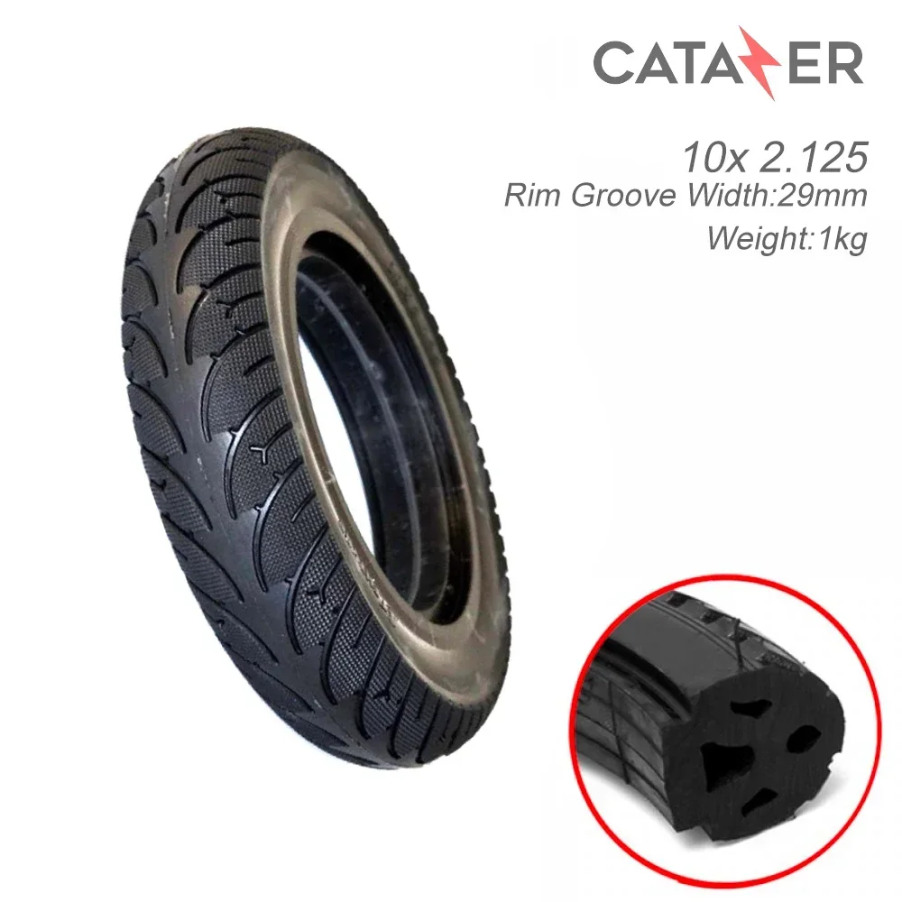 

10x2.125 Electric Scooter Solid Tire 10 Inch 10*2.125 Accessory for Self Balancing Electric Scooter BMX Bike Tire