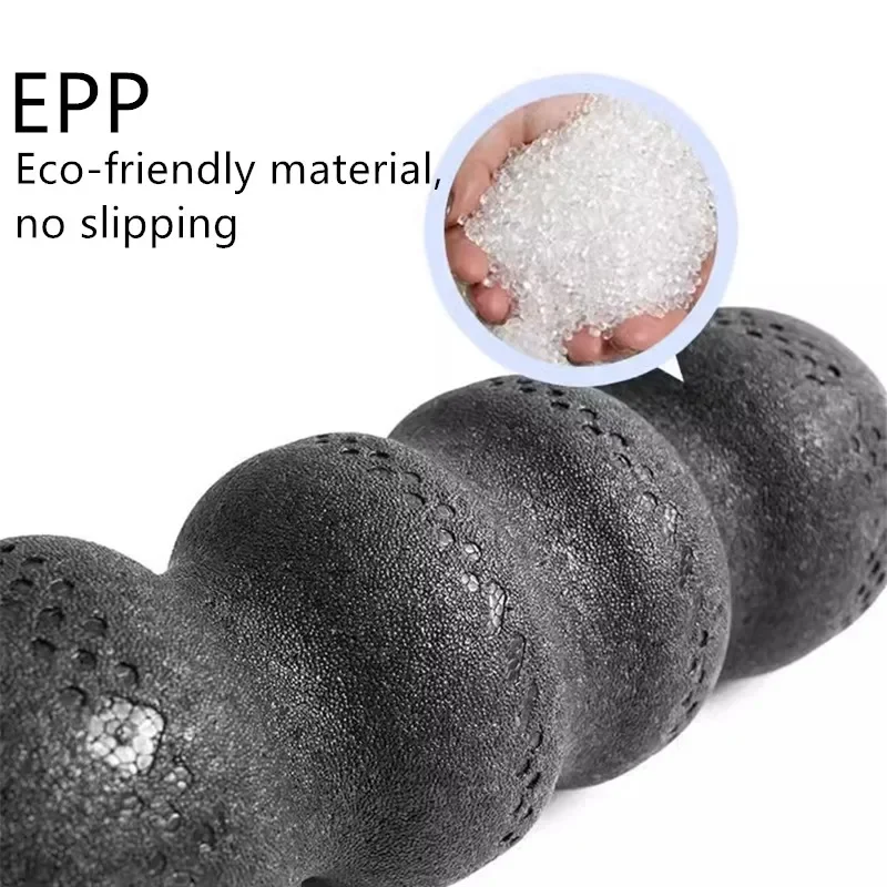 New Bone Shape EPP Foam Roller Muscle Massage Gym Yoga Myofascial Release Roller Exercise Shaft Fitness Low Back 55° 3