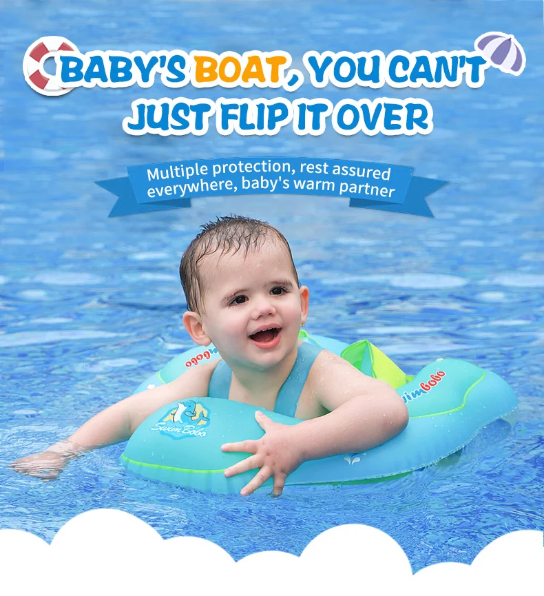 

Safety Baby Swimming Ring Float Inflatable Infant Floating Kids Swim Pool Accessories Circle Bathing Summer Toys Toddler Rings