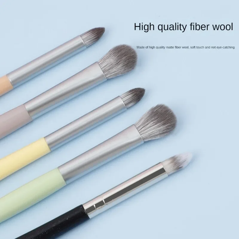 Single Makeup Brush Double-ended Eye Shadow Brush Smudge Detail Highlight Brighten Soft Professional Makeup Tool makeup brush