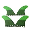 UK2.1 Quad FINS Surfboard Fins UPSURF FUTURE Side Fin Carbon Honeycomb Design Single Tabs Base Surf Fins 4 Pcs Quilhas 4