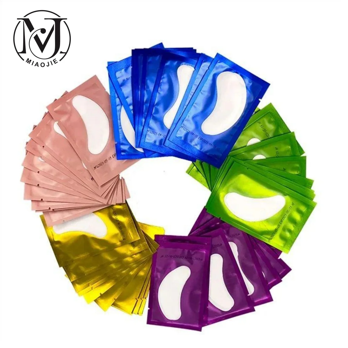 Lint Free Under Gel Pads for Eyelash Extension Eyepatch Latex Pads Under Eye Mask Patch Gel Collagen Crystal eyelash pads eyelash patches eyelash accessories eyelash extension supplies eye patches