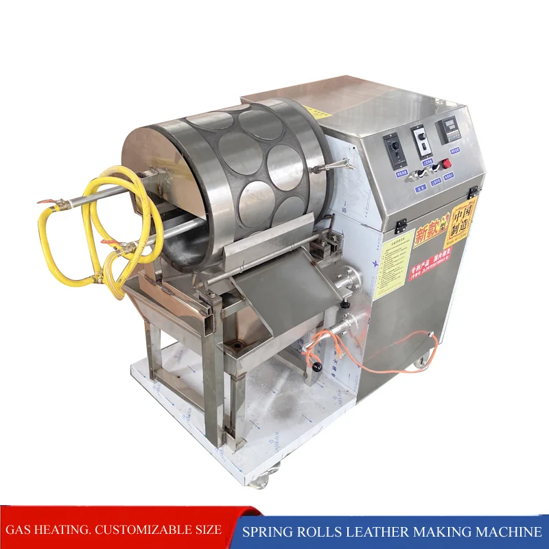 

Multi-Functional Spring Roll Machine Automatic Lumpia Pancake Egg Rolls Forming Making Machine