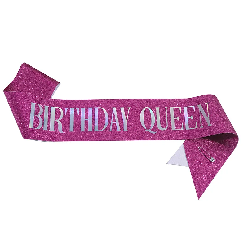Renaiss 2.7x1.8m Buon Compleanno Rosa Fotografia Sfondo Glitter Rosa Paillettes Spot Palloncini Sfondo per Ragazza 16, 18, 21 ° Compleanno Torta Decorativa Tavolo Banner Vinile Photo Studio Puntelli