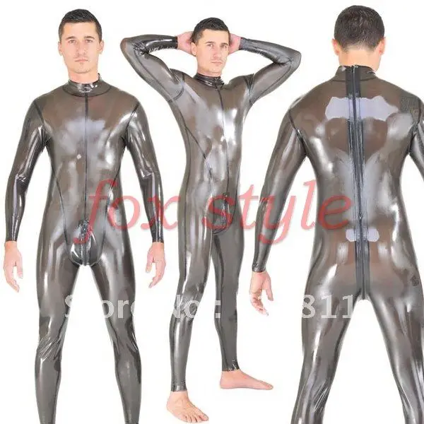 sexy latex zentai for adult man