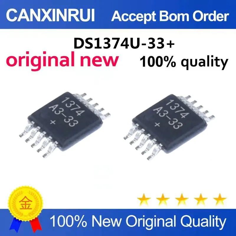 

DS1374U-33+ New Original MSOP-8 DS1374U-33 1374A2-33 in stock