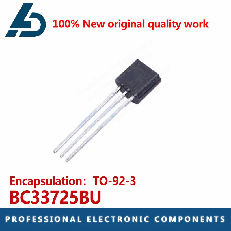 

10 шт, биполярный транзистор BC33725BU посылка TO-92-3 N, напряжение канала: 45 В, ток: 800 мА