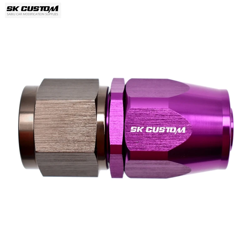 SK Oil Pipe Fitting Right Angle Fitting Wire Braided Oil Tube Adapter Engine Radiator Aluminum Alloy AN8 AN10 aluminum radiator fuel hose adapter aluminum flare adapter