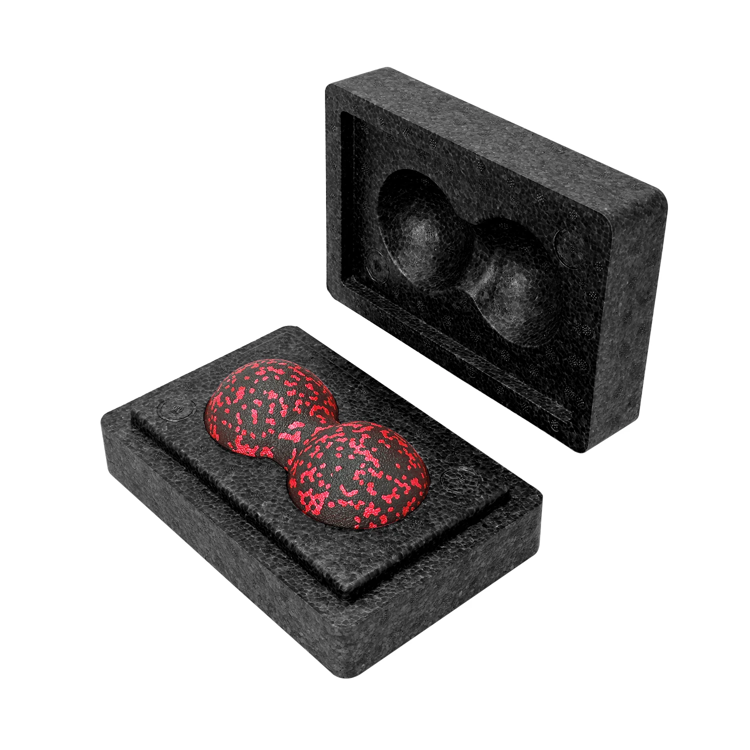 2-in-1 Yoga Block Epp High Hardness 2-in-1 Peanut Ball Fascia Ball Yoga Block Lightweight Yoga Foam Block