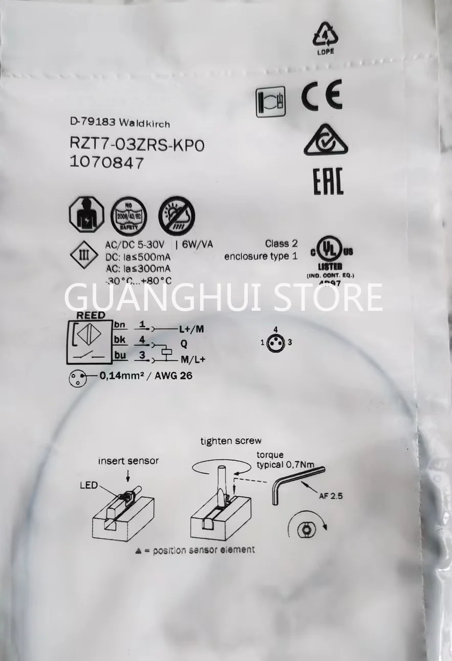 

RZT7-03ZRS-KPO 1070847 Новый датчик приближения в наличии Быстрая доставка