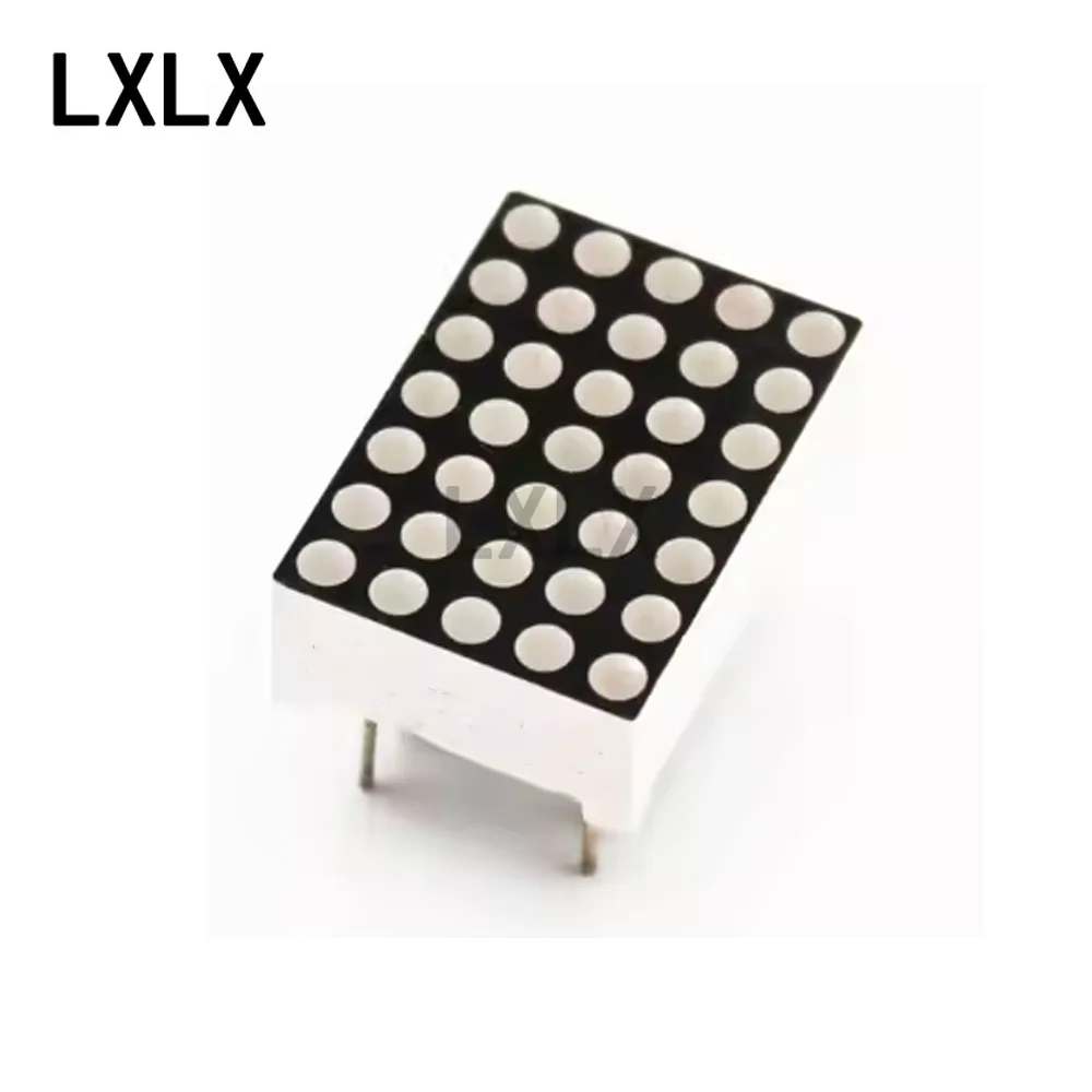 10PCS F1.9mm 5x7 도트 매트릭스 디지털 튜브 발광 모듈 LED 디지털 디스플레이 발광 스크린