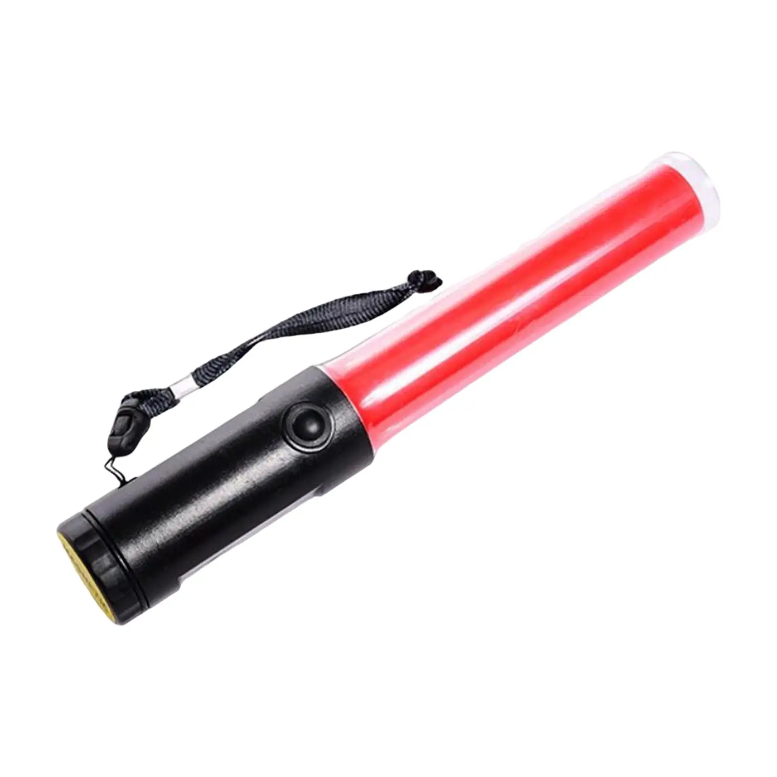 10inch Traffic Control Baton Wrist Strap Lanyard Side Clip Safety Light Wand Traffic Wand for Airport Parking Guides