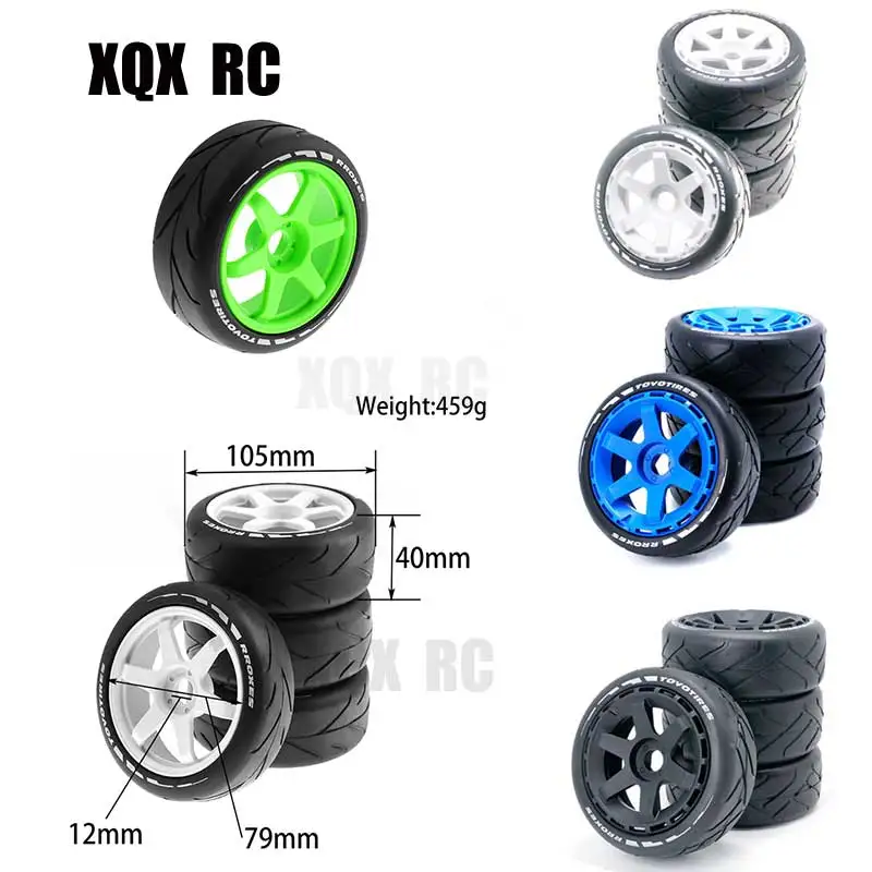 

HOT-105Mm 1/8 Scale RC Off Road шины для багги Wheel 17 мм Hex для ARRMA Typhon Redcat Team Losi Kyosho VRX HPI HSP Hobao