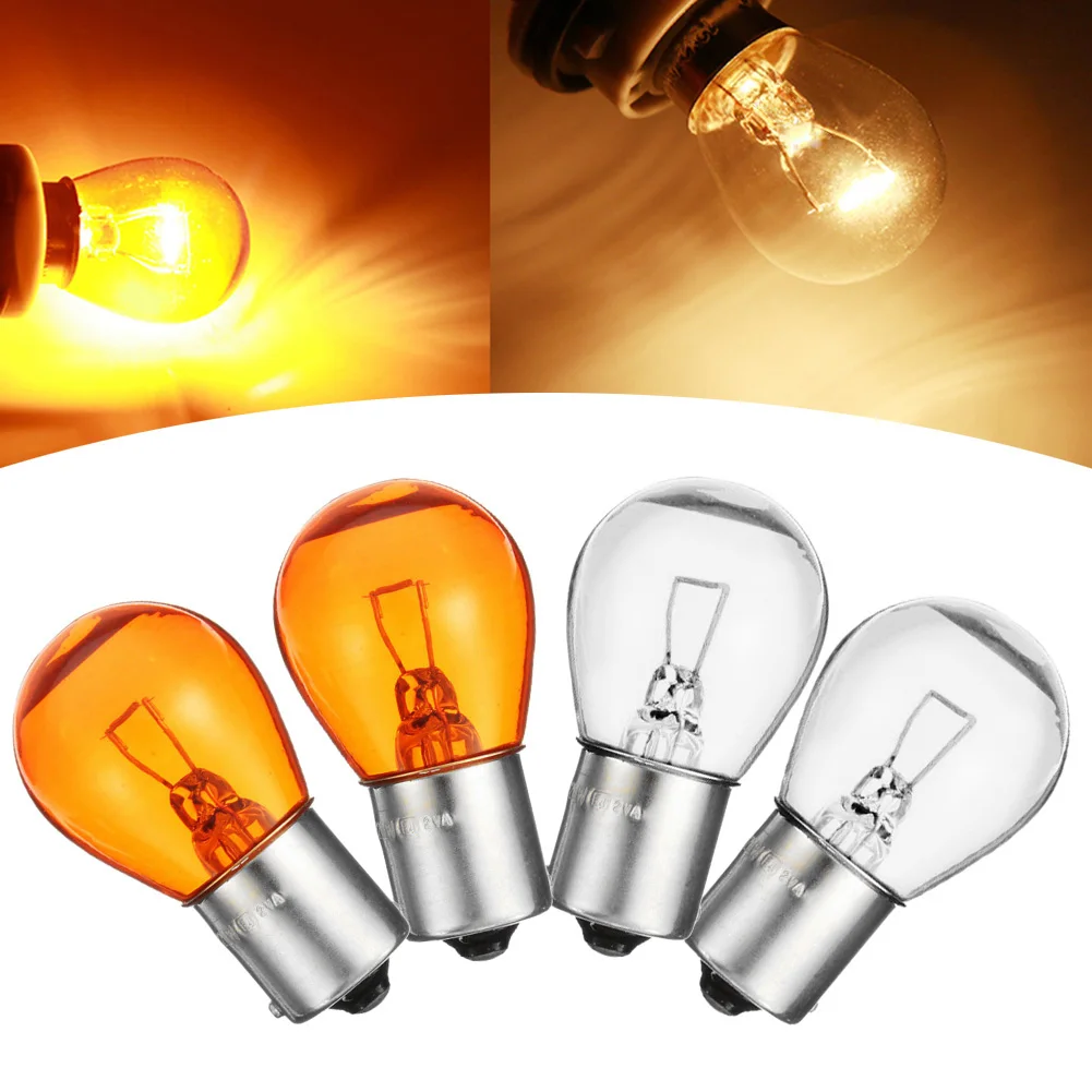 382 Led Orange Amber 1156 Ba15s Car P21w Turn Indicator Light Lamp Bulbs  12v