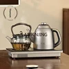 MJY pure titanium automatic water supply kettle tea table embedded tea making electric ceramic stove 2