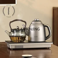 MJY pure titanium automatic water supply kettle tea table embedded tea making electric ceramic stove 2