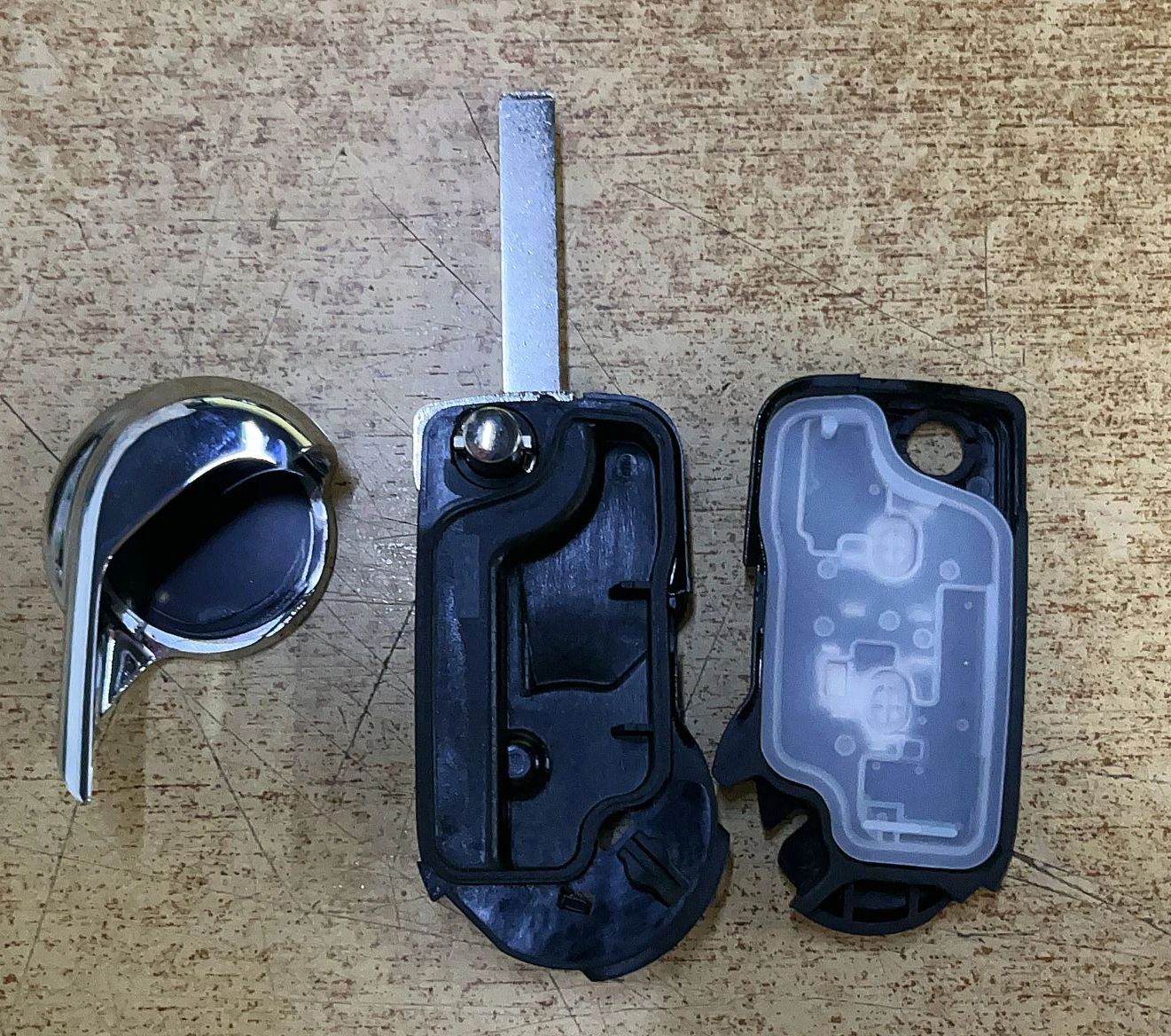 Enhanced 2-Button Folding Flip Key Shell Case