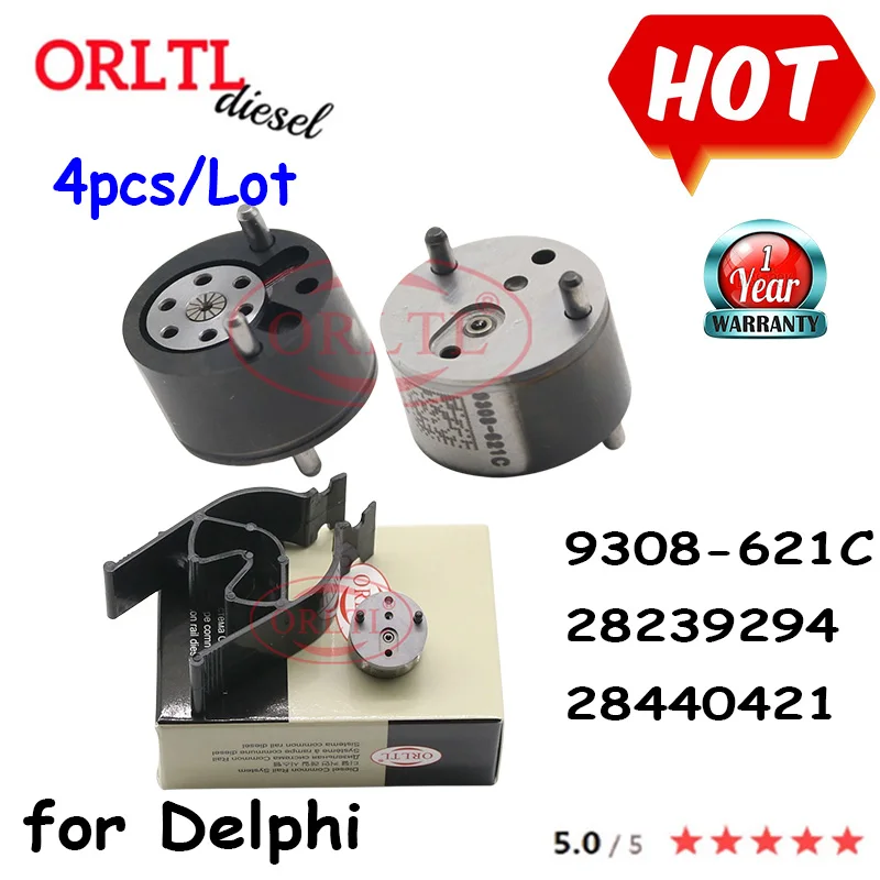 

4PCS 9308-621C For Hyundai EJBR02801D 33800-4X500 33801-4X500 Injector Control Valve 28239294 Injection Parts 28440421 28538389