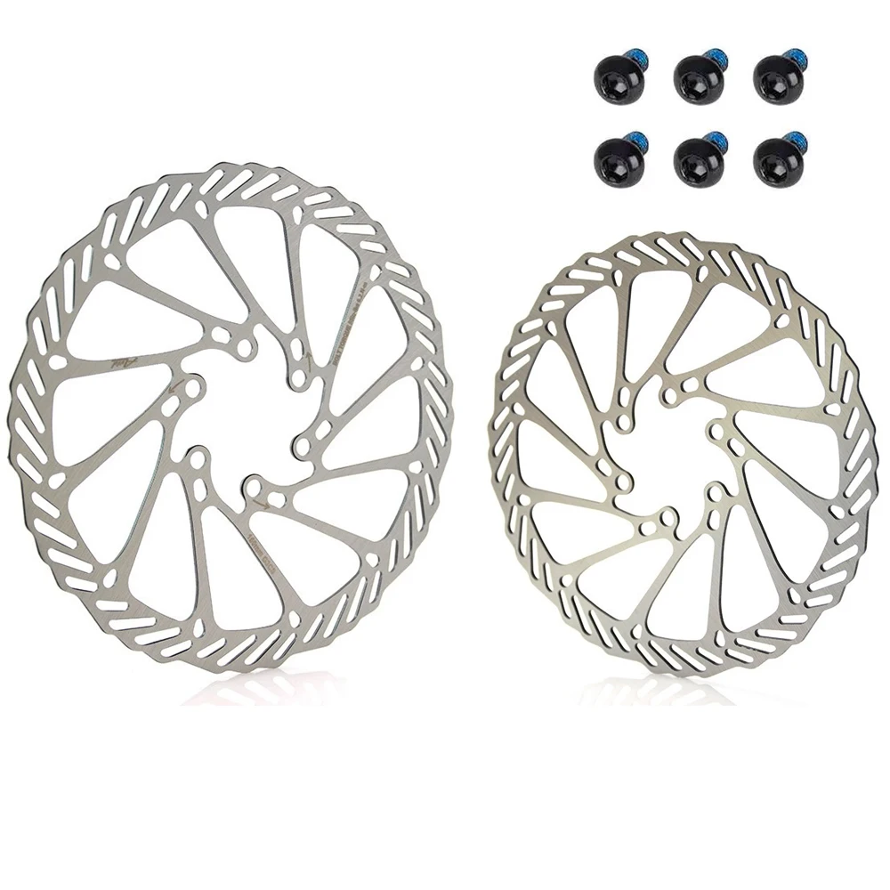 MTB Bike 120mm/140mm/160mm/180mm/203mm 6 Inches Stainless Steel Bicycle Rotor Disc For Mountain Road Cruiser Bike Brake Parts