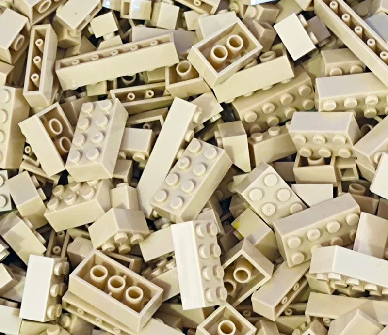 thumbnail image 1 of Lote de 120 bloques de construcción a granel, clasificados por color, bloques de ladrillos, placas, juguetes, partículas pequeñas, compatibles con Legoeds, 1 of 5
