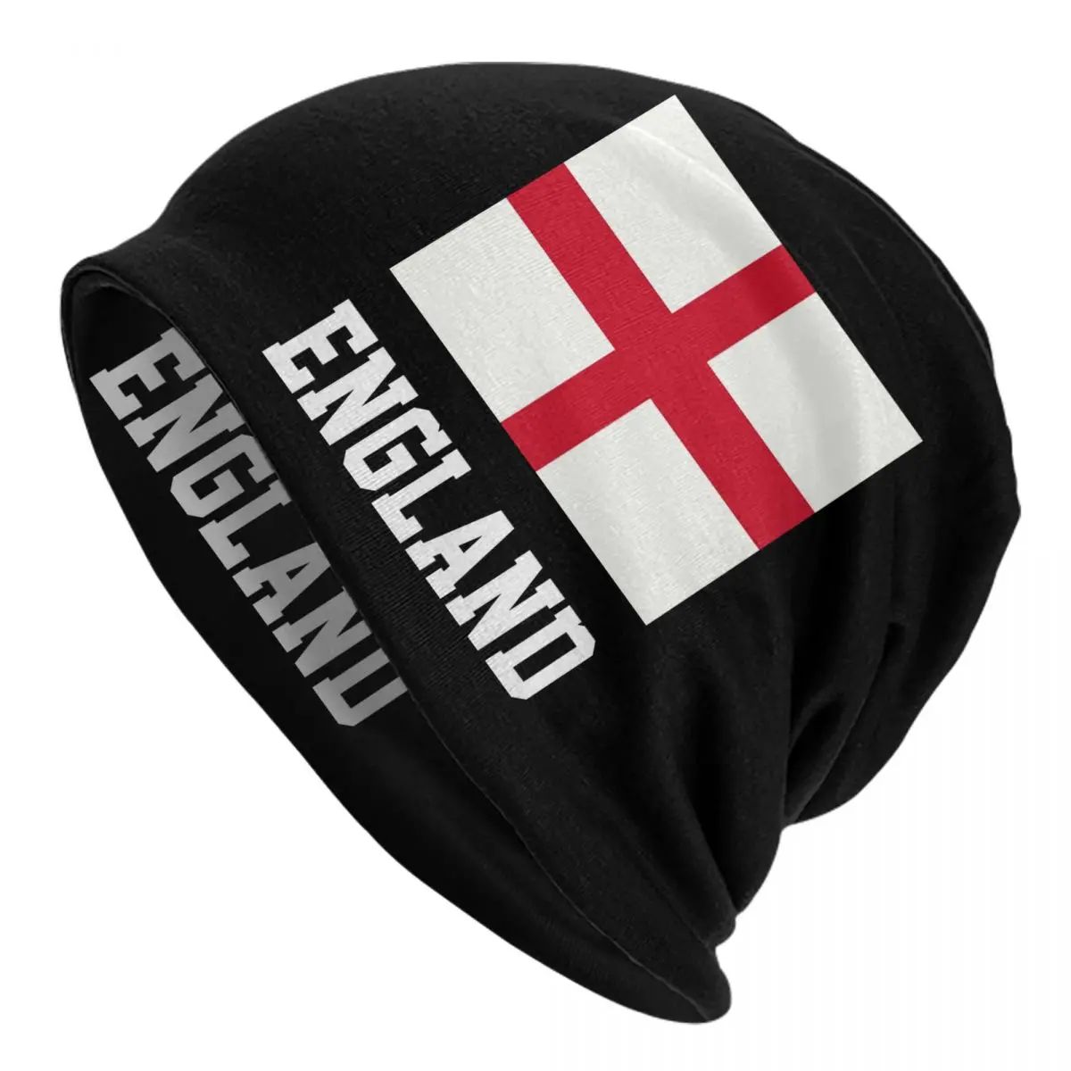 

England Flag Skullies Beanies Caps Men Women Unisex Outdoor Winter Warm Knit Hat Adult UK Union Jack British Proud Bonnet Hats