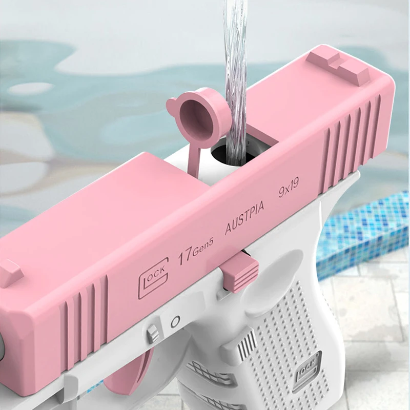 Mini Manual Water Gun M1911 Summer Swimming Water Play Toy Continuous Firing Outdoor Fun 6
