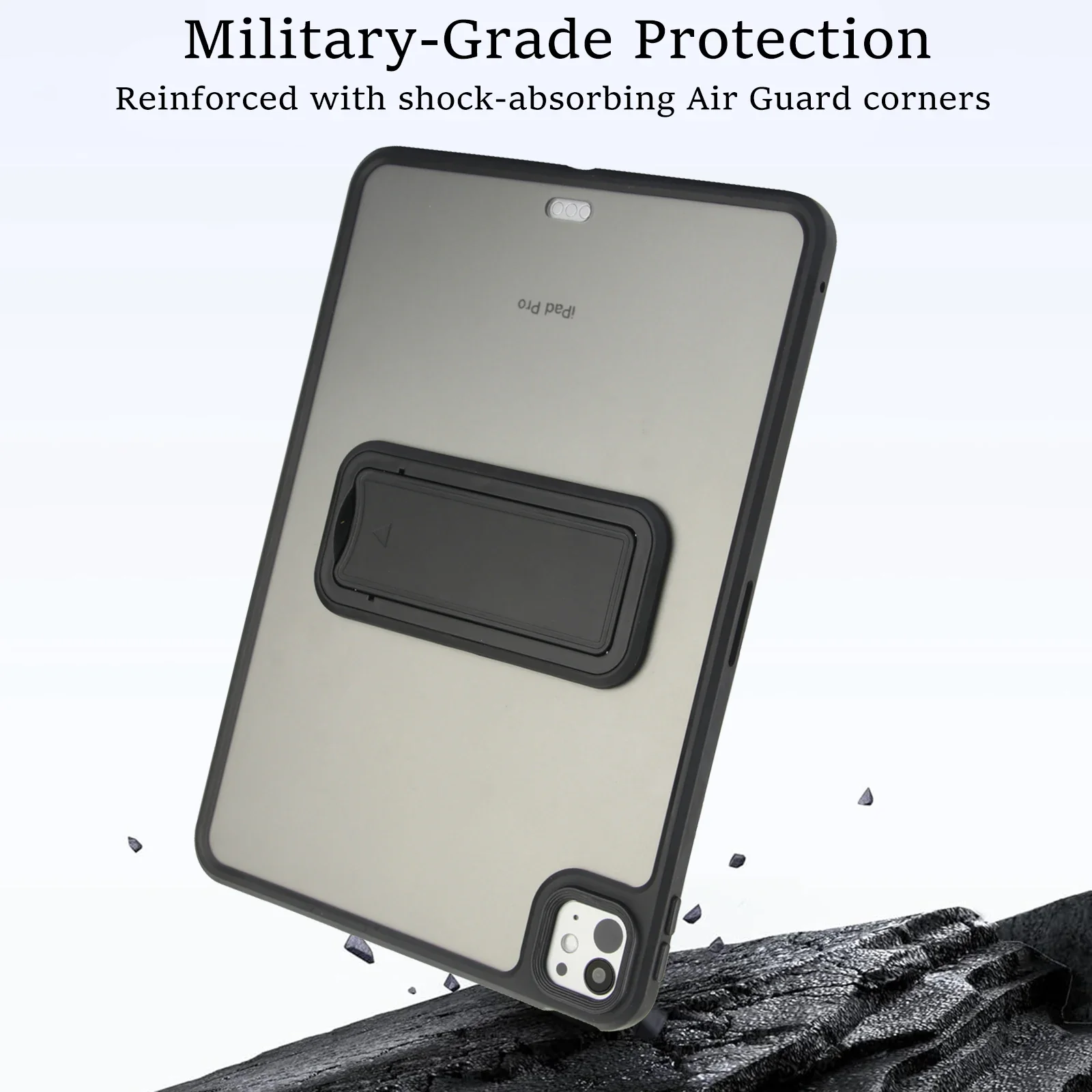 Durable Protective Back Cover with Built-in Bracket Stand
