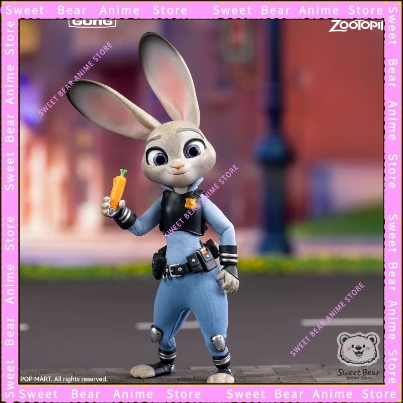 Em estoque gong & pop original zootopia judy nick conjunto pano