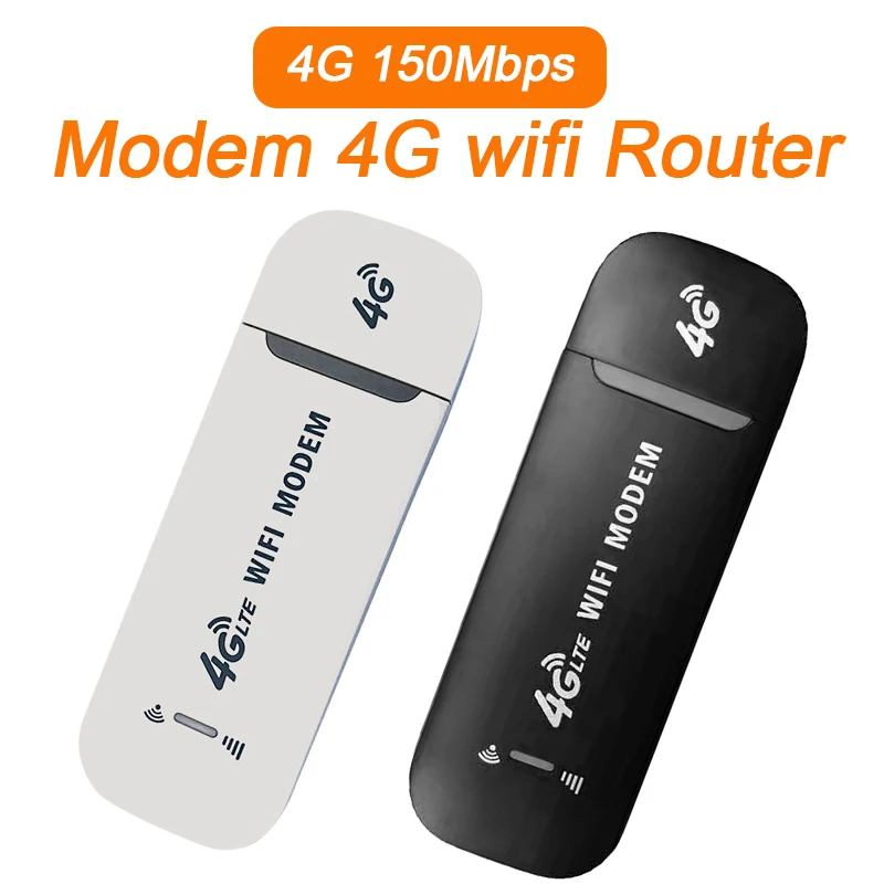 4G LTE Wireless USB Dongle Mobile Broadband 150Mbps Modem Stick Sim