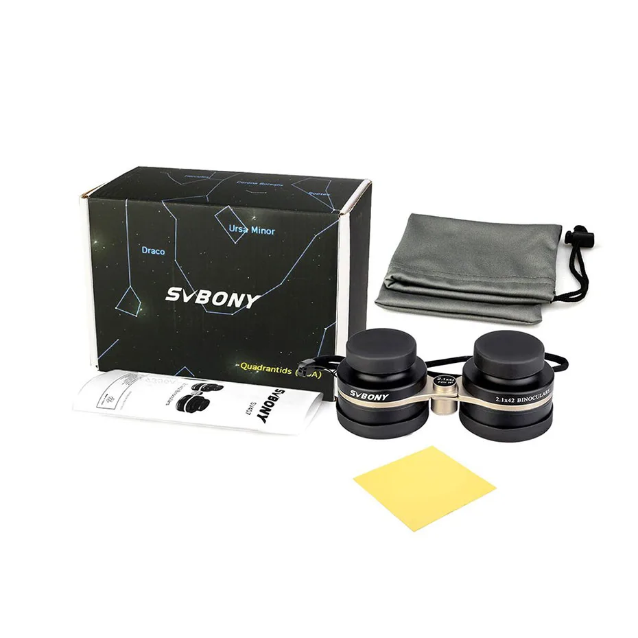 SVBONY SV407 Mini-Binoculars 2.1x42 Individual Eye Focus