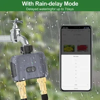 Insoma автоматический Zigbee/Wi-Fi таймер воды с Hube 2-выходный сад умная система полива для орошения спринклерный программатор инструменты — изображение 4