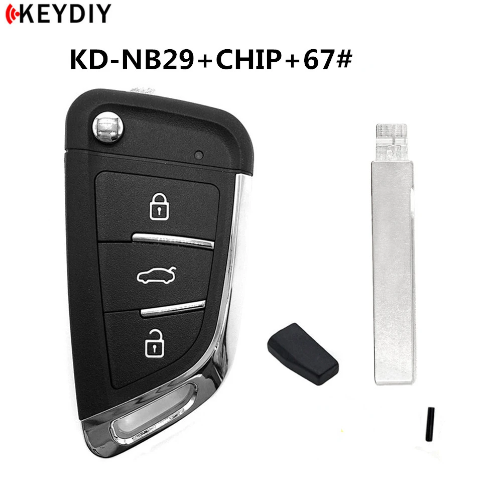 Car Key Remote Control 1/5/15pcs KEYDIY KD MINI B29/NB29 With 4D Super Chip 18# 67# Blade For BMW KD900/KD-X2/MAX Key Programmer