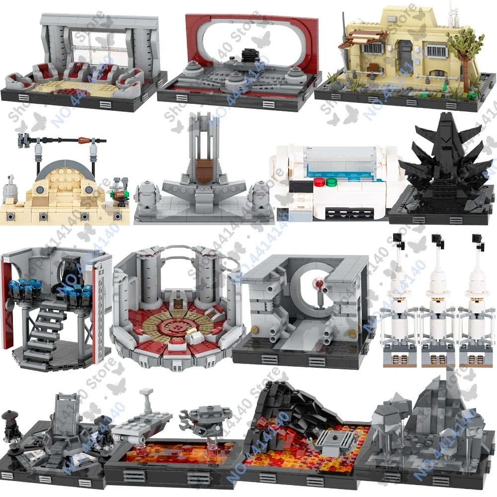 MOOXI Space Wars Movie Throne Military Conference Room Scenario Model ...