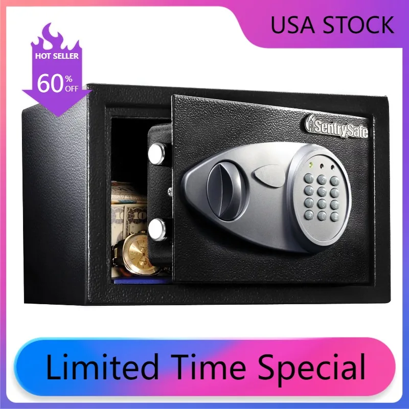 

All Home Safes Lock Boxes SentrySafe X041E Security Safe with Digital Lock, 0.41 Cu. ft.