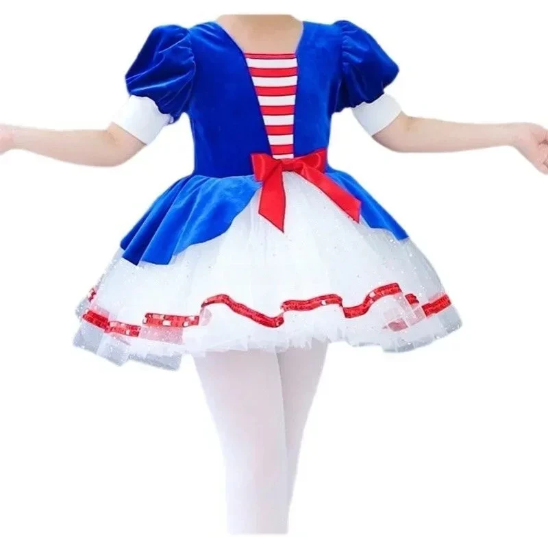 

Детская Классическая профессиональная балетная пачка синего цвета, красная лебедь, озеро, блинная пачка, танцевальные костюмы, балетное платье для девочек