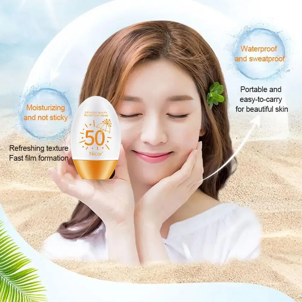 Sunscreen Isolation Cream Refreshing Moisturizing Lasting Facial Care Protection Skin Sun Waterproof Products I2N0