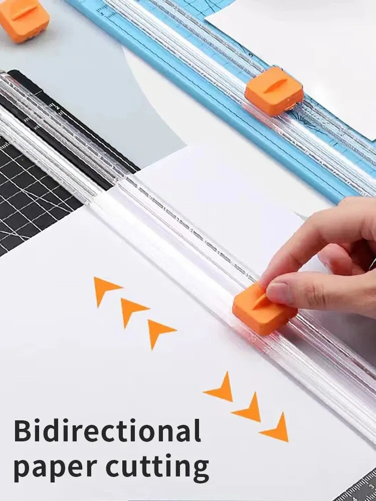 Paper Cutter Double Sided Cutting A4 Paper Cutter Small Mini Paper Cutter STUDENT'S Hand Made Ledger Cutting Photo