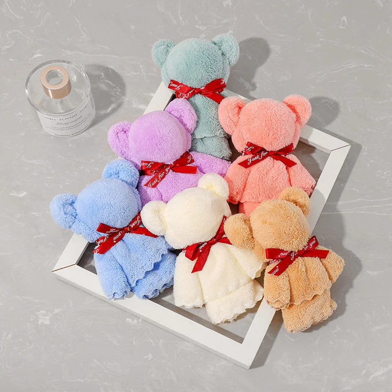 Bear Shape Towels Set 10pcs for Party Gifts