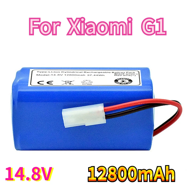 

New 14.8 V 12800mAh Vacuum Battery for.G1, For MC-WRC53, Phicomm X3, FLYCO FC9601, FC9602 5.0