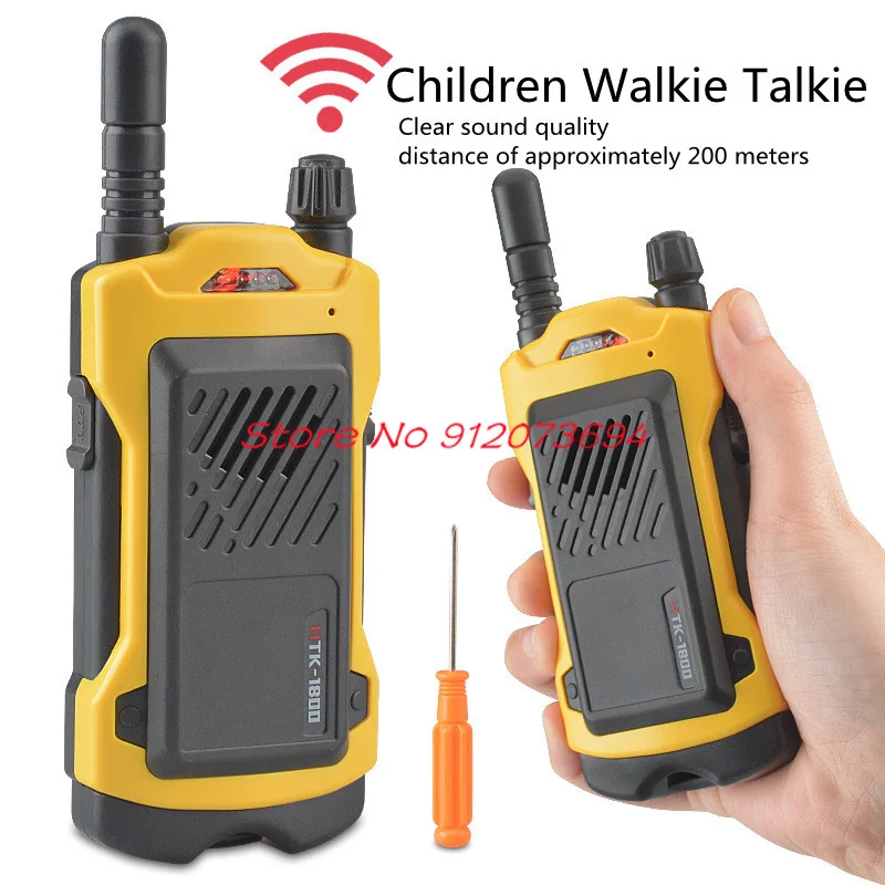 Parent Child Interaction Clear Audio Multifunctional  Walkie Talkie 200M Watch Style Wireless Call Children Walkie Talkie Gift 2