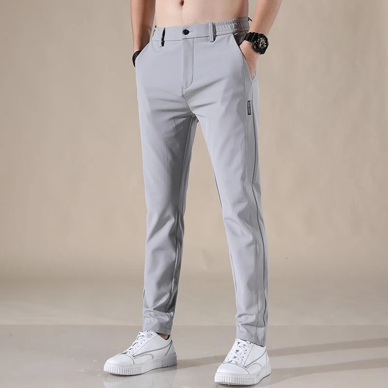 2023 Spring and Autumn Men's Golf Pants High Quality Elasticity Fashion Casual Breathable Trousers 2