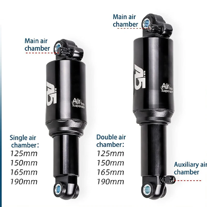 AMORTISSEUR ARRIERE VTT A AIR L150MM KIND SHOCK AVEC VIS DE FIXATION